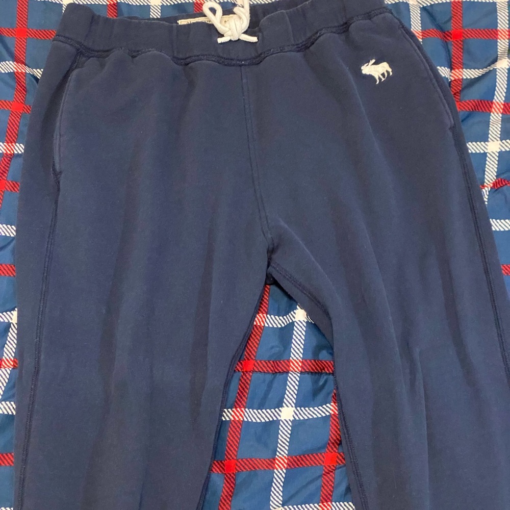 Blue abercrombie sweatpants
